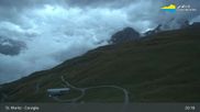Archived webcam image showing St. Moritz - Corviglia ski resort on 28 Aug 2026 at 21:24