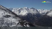 Archived webcam image showing St. Moritz, Muottas Muragl on 22 Apr 2026 at 11:41