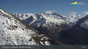 Archived webcam image showing St. Moritz, Muottas Muragl on 22 Apr 2026 at 17:41