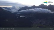 Archived webcam image showing St. Moritz, Muottas Muragl on 18 Sep 2026 at 03:20