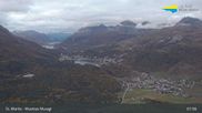 Archived webcam image showing St. Moritz, Muottas Muragl on 19 Oct 2026 at 08:45
