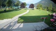 Archived webcam image showing Stockenboi at lake Weissensee (East bank) on 5 Sep 2026 at 08:32