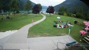 Archived webcam image showing Stockenboi at lake Weissensee (East bank) on 5 Sep 2026 at 10:32