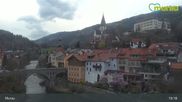 Archived webcam image showing Murau - Town on 12 Apr 2026 at 19:41