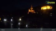 Archived webcam image showing Murau - Town on 12 Apr 2026 at 21:41