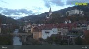 Archived webcam image showing Murau - Town on 12 Oct 2026 at 07:41