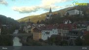 Archived webcam image showing Murau - Town on 12 Oct 2026 at 08:41