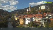 Archived webcam image showing Murau - Town on 12 Oct 2026 at 13:41
