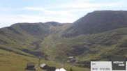 Archived webcam image showing mountain restaurant Kirchsteiger Hütte on 7 Jul 2026 at 08:53