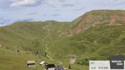 Archived webcam image showing mountain restaurant Kirchsteiger Hütte on 7 Jul 2026 at 16:53