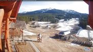 Archived webcam image showing Base Area Lake Louise on 12 May 2026 at 16:37