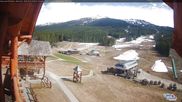 Archived webcam image showing Base Area Lake Louise on 24 May 2026 at 18:12