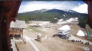 Archived webcam image showing Base Area Lake Louise on 24 May 2026 at 20:12