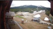 Archived webcam image showing Base Area Lake Louise on 25 May 2026 at 00:12