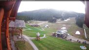 Archived webcam image showing Base Area Lake Louise on 4 Jun 2026 at 14:59