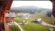 Archived webcam image showing Base Area Lake Louise on 11 Aug 2026 at 18:47