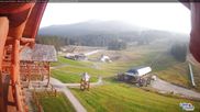 Archived webcam image showing Base Area Lake Louise on 21 Aug 2026 at 16:37