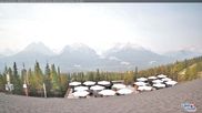 Archived webcam image showing Lake Louise - Whitehorn Lodge on 16 Aug 2026 at 18:55
