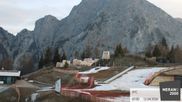 Archived webcam image showing Meran 2000 - View Outdoor Kids Camp on 12 Apr 2026 at 07:58