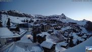 Archived webcam image showing Aletsch Arena: Dorf Bettmeralp on 13 Mar 2026 at 06:34