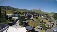 Archived webcam image showing Aletsch Arena: Dorf Bettmeralp on 12 Jul 2026 at 16:39