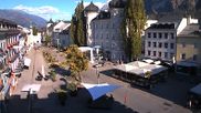 Archived webcam image showing Lienz city on 12 Jul 2026 at 18:18