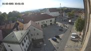 Archived webcam image showing View of Tittling Market Square on 4 May 2026 at 08:40