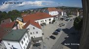 Archived webcam image showing View of Tittling Market Square on 18 Jun 2026 at 16:54