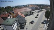Archived webcam image showing View of Tittling Market Square on 3 Aug 2026 at 12:28