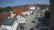 Archived webcam image showing View of Tittling Market Square on 3 Aug 2026 at 16:28
