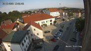 Archived webcam image showing View of Tittling Market Square on 3 Aug 2026 at 18:28