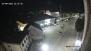 Archived webcam image showing View of Tittling Market Square on 3 Aug 2026 at 22:28