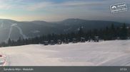 Archived webcam image showing Špindlerův Mlýn - Medvědín on Feb 26, 2026 at 8:49 AM