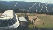 Archived webcam image showing Špindlerův Mlýn - Medvědín on 1 May 2026 at 11:27