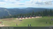 Archiviertes Webcam Bild: Spindlermühle - Bergstation Sessellift Medvědín am 28.07.2026 um 11:37 Uhr
