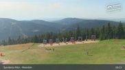Archived webcam image showing Špindlerův Mlýn - Medvědín on 10 Aug 2026 at 09:49