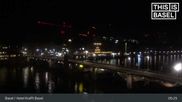 Archived webcam image showing Hotel Krafft in Basel on 13 Mar 2026 at 05:28