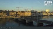 Archived webcam image showing Hotel Krafft in Basel on 13 Mar 2026 at 07:28