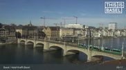 Archived webcam image showing Hotel Krafft in Basel on 13 Mar 2026 at 09:28