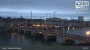 Archived webcam image showing Hotel Krafft in Basel on 12 Jun 2026 at 05:41