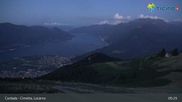 Archiviertes Webcam Bild: Minusio - Cimetta Bergstation am 22.07.2026 um 05:09 Uhr