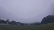 Archived webcam image showing Dreisessel mountain and Neureichenau on 14 Sep 2026 at 06:14