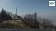 Archived webcam image showing Gmunden: View Top Station Grünberg on 4 Mar 2026 at 13:47