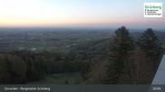 Archived webcam image showing Gmunden: View Top Station Grünberg on 24 Apr 2026 at 01:58