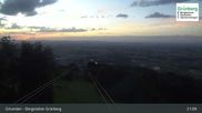 Archived webcam image showing Gmunden: View Top Station Grünberg on 14 Jun 2026 at 03:09