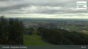 Archived webcam image showing Gmunden: View Top Station Grünberg on 14 Jun 2026 at 09:09