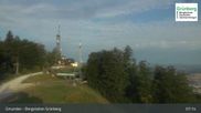 Archived webcam image showing Gmunden: View Top Station Grünberg on 16 Aug 2026 at 07:30