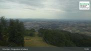 Archived webcam image showing Gmunden: View Top Station Grünberg on 16 Aug 2026 at 13:30
