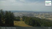 Archived webcam image showing Gmunden: View Top Station Grünberg on 16 Aug 2026 at 15:30
