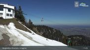 Archived webcam image showing Top station Brauneck on 8 Apr 2026 at 11:55